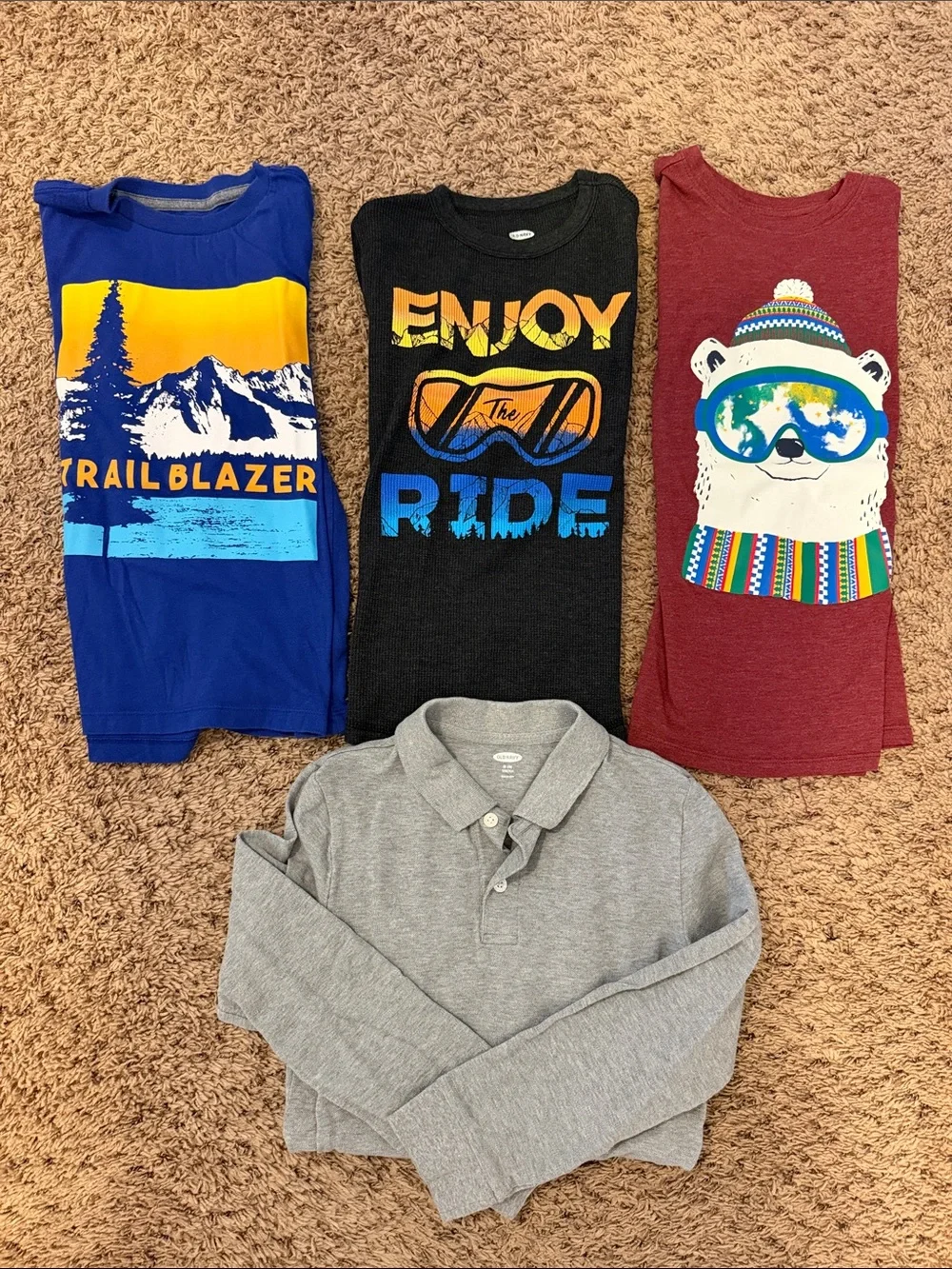 Boys' Long-Sleeve Shirts - size 8